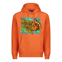 Carrot Happy Turkey Day Premium Hoodie - texasbilliewilder