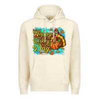 Sandshell Happy Turkey Day Premium Hoodie - texasbilliewilder