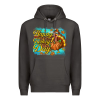 Smoke Happy Turkey Day Premium Hoodie - texasbilliewilder