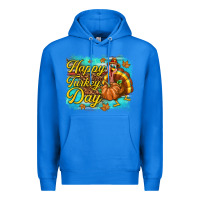 True Royal Happy Turkey Day Premium Hoodie - texasbilliewilder