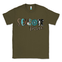 Army Green senior mom Classic Tee - CowhideDigitalArt