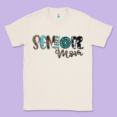 Senior Mom Classic Tee Designed By Cowhidedigitalart