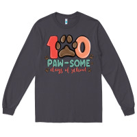 Smoke 100 pawsome days of school Long Sleeve Tee - MaliasSmallBusiness