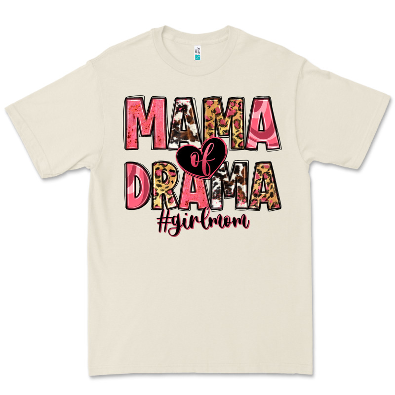 Mama Of Drama Girl Mom Premium Tee by Zillion Design Studio | Teevron