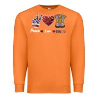 Carrot Peace Love Veteran Premium Sweatshirt - Bettercallsaul