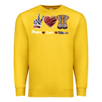 Lemon Peace Love Veteran Premium Sweatshirt - Bettercallsaul