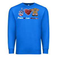 True Royal Peace Love Veteran Premium Sweatshirt - Bettercallsaul