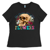 Black find someone who grows flowers Ladies Tee - Zillion Design Studio
