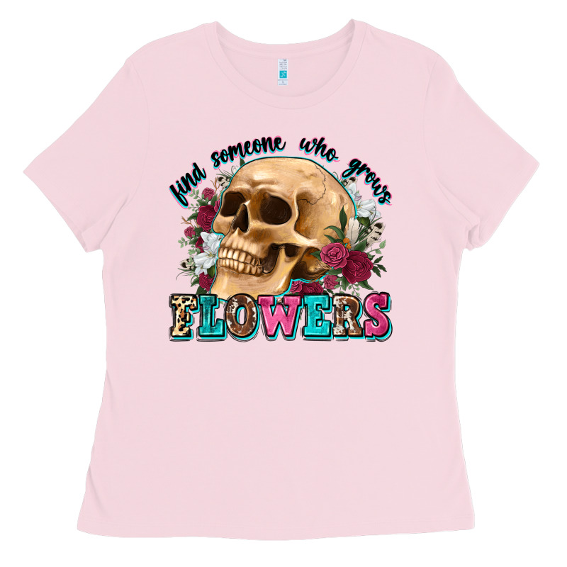 Find Someone Who Grows Flowers Ladies Tee by Zillion Design Studio | Teevron