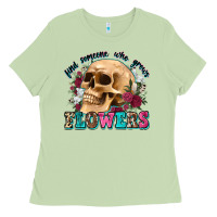 Matcha find someone who grows flowers Ladies Tee - Zillion Design Studio