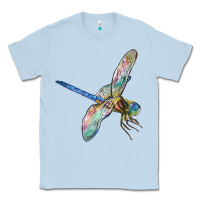 Dusty Blue Dragon Fly Classic Tee - LillyAllenDesigns