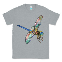Heather Grey Dragon Fly Classic Tee - LillyAllenDesigns