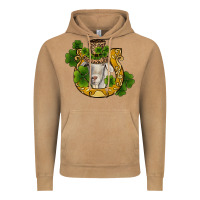 Vintage Camel st patricks day goat horseshoe shamrock Vintage Hoodie - RanaPortraitStore