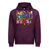 Mauve Wine cupids favorite nurse olivia Urban Hoodie - OliviaCreatesArt