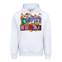 White cupids favorite nurse olivia Urban Hoodie - OliviaCreatesArt