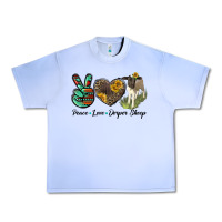Grape Ice Peace Love Dorper Sheep Urban Heavy Tee - LillyAllenDesigns