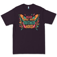 Plum mind your own motherhood Premium Tee - Zillion Design Studio