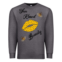 Charcoal Heather Sun Kissed Beauty Premium Sweatshirt - Bettercallsaul