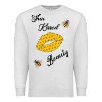 Oatmeal Heather Sun Kissed Beauty Premium Sweatshirt - Bettercallsaul