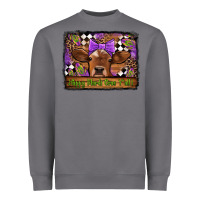 Storm happy mardi gras y'all cow Heavyweight Sweatshirt - Jasminsmagicworld