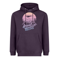Plum The Adventure Begins Heavyweight Hoodie - Bettercallsaul