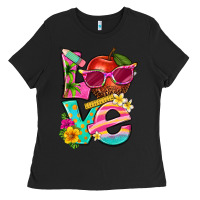 Black love summer teacher Ladies Tee - texasbilliewilder