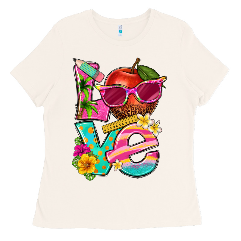 Love Summer Teacher Ladies Tee by texasbilliewilder | Teevron