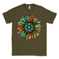 Army Green thanksgiving fall sunflower Classic Tee - Jasminsmagicworld