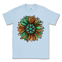 Dusty Blue thanksgiving fall sunflower Classic Tee - Jasminsmagicworld