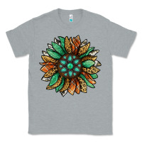 Heather Grey thanksgiving fall sunflower Classic Tee - Jasminsmagicworld