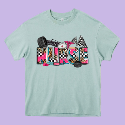 Race Nurse Heavy Core Tee Designed By Zillion Design Studio