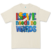 Bone love needs no words autism Premium Tee - AdoDesignShop