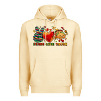 Pina Colada Peace love tacos Premium Hoodie - NancyCooperArtShop