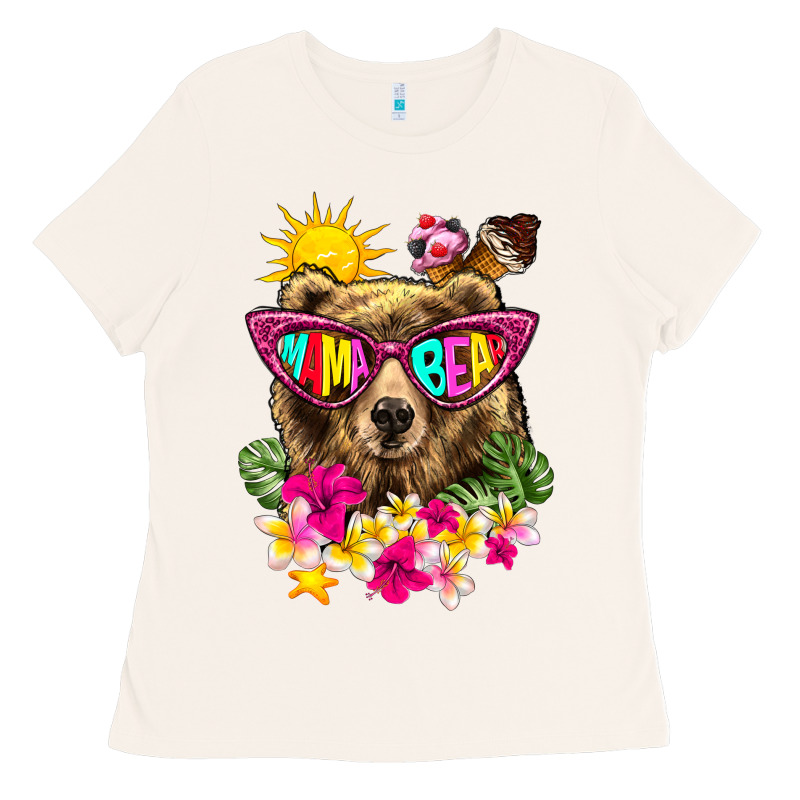Mama Bear Summer Ladies Tee by texasbilliewilder | Teevron