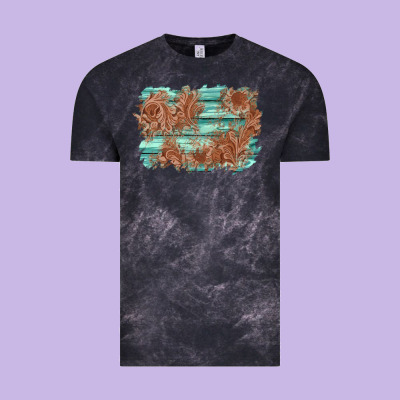 Wood Leather Background Vintage Tee Designed By Adodesignshop
