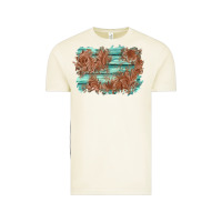 Vintage Arctic wood leather background Vintage Tee - AdoDesignShop