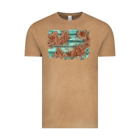 Vintage Camel wood leather background Vintage Tee - AdoDesignShop