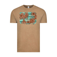 Vintage Coffee wood leather background Vintage Tee - AdoDesignShop