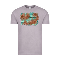 Vintage Zinc wood leather background Vintage Tee - AdoDesignShop