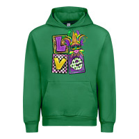 Emerald love mardi gras Urban Hoodie - OliviaCreatesArt