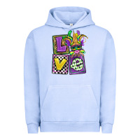 Pigment Grape Ice love mardi gras Urban Hoodie - OliviaCreatesArt