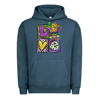 Pigment Midnight Navy love mardi gras Urban Hoodie - OliviaCreatesArt