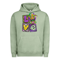 Pigment Oil Green love mardi gras Urban Hoodie - OliviaCreatesArt