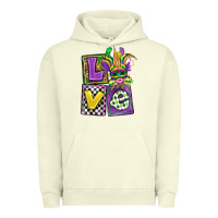 Pigment Pistachio love mardi gras Urban Hoodie - OliviaCreatesArt