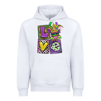 White love mardi gras Urban Hoodie - OliviaCreatesArt
