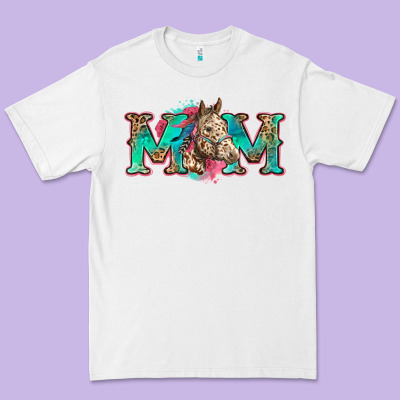 Mom Horse Premium Tee Designed By Zillion Design Studio