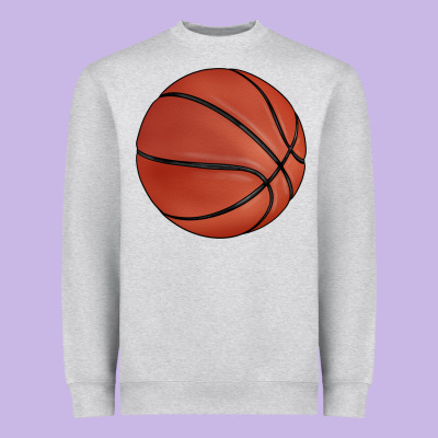 Basketball Heavyweight Sweatshirt Designed By Barkaloodesign