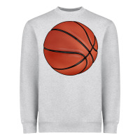 Heather Grey basketball Heavyweight Sweatshirt - BarkalooDesign