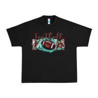Black football mom Urban Heavy Tee - BarkalooDesign