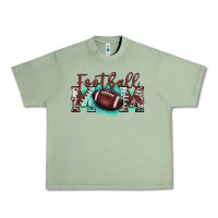 Oil Green football mom Urban Heavy Tee - BarkalooDesign